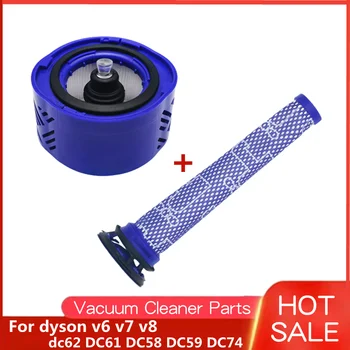 1*Filtrid Asendab jaoks dyson v6 v7 v8 dc62 DC61 DC58 DC59 DC74 Tolmuimeja Filter Osa # 965661-01 Fette Filter