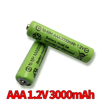 100% Originaal 1,2 V AAA Akkus 3000mAh Ni-Mh AA Rechargeble Batterie Alkalische Für Kamera Anti-Kukutades Spielzeug auto
