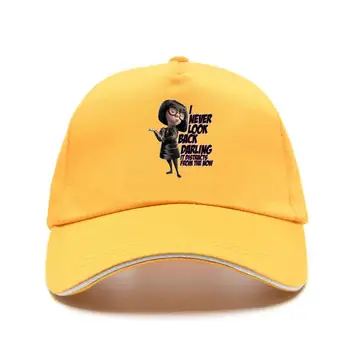 100% Puuvill Silma Custom Trükitud Müts Meeste Bill Müts Imelised - edna mode - Incedibles 2 Naiste Baseball Cap
