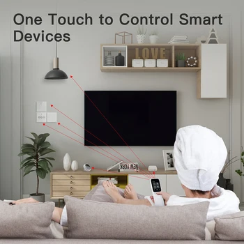 2.4 LCD Smart Keskse Kontrolli Ekraani Tuya Smart Home WiFi Touch Center Control Panel Infrapuna Kaugjuhtimispult Luure Kodu Seade