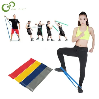 4 tk/set 2019 Uus Kuum Multi-värviline Pilates Jooga Crossfit Lateks Fitness Vastupanu ansamblid Treening Treeningu Bänd, Tasuta Shipping