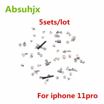 Absuhjx 5set Kruvi Komplekt iPhone 11 12 Pro Max 12mini Täis Kruvi Komplekt Tarvikud sisemine sees Parandus Osad