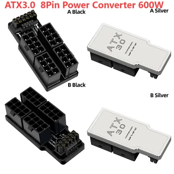 ATX 4X8 Pin-Naiste ja Meeste 12VHPWR 12+4P 180° Nurgaga Pistik Power Adapter RTX4090/4080 16GB/4080 12GB Video Graafika Kaart