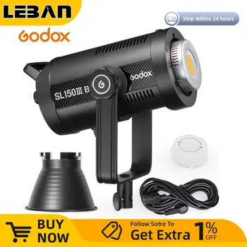 Godox SL150III Bi 160W 2800-6500K Bi-Color LED Video Valgus Bowen Mount Traadita X Süsteemi Stuudio Pildistamine Video Salvestamine