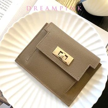 Luksuslik Naiste Rahakott Väike Lukk Krediitkaardi Omanikud Brändi Disain Klapp Lühike Nahast Naiste Mündi Rahakott Uus Slim Naised, Raha, Kott