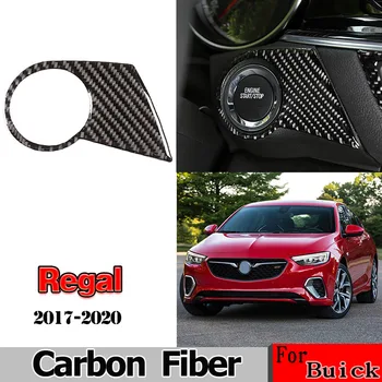 Näiteks Buick Regal 2017-2020 Tõeline 3D Carbon Fiber Kleebis, millel Üks Nupp, Raami, Mootori käivitamine Stop Kate Sisekujundus Sisekujundus, Auto Tarvikud