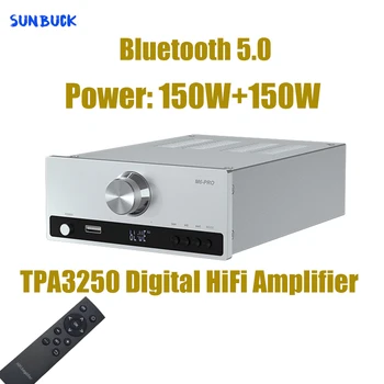 sunbuck M6 TPA3250 2.1 Võimsus 260W Amp Kiudaineid Koaksiaal-USB-Bluetooth-Võimendi Remote control D-Klassi HiFi stereo Audio Võimendi