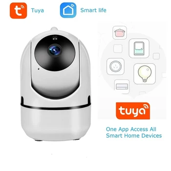 Tuya Full HD 1080P Traadita IP Kaamera Intelligentse Automaatse Jälgimise Inimeste Kodu Turvalisuse Järelevalve Wifi beebimonitor