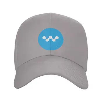 YOYOW parima Kvaliteediga Logo Denim ühise põllumajanduspoliitika Baseball cap Kootud müts