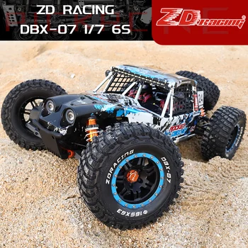 ZD Racing DBX-07 1/7 6S Harjadeta RC-Remote Control Simulatsiooni Elektrilised 4WD Off-Road Auto Desert Truck Mehaaniline Pidur