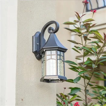 ·TEMAR Väljas Retro Seina Lamp Võistluskalendri Klassikalise LED Veekindel Sconces Kodu Veranda Villa